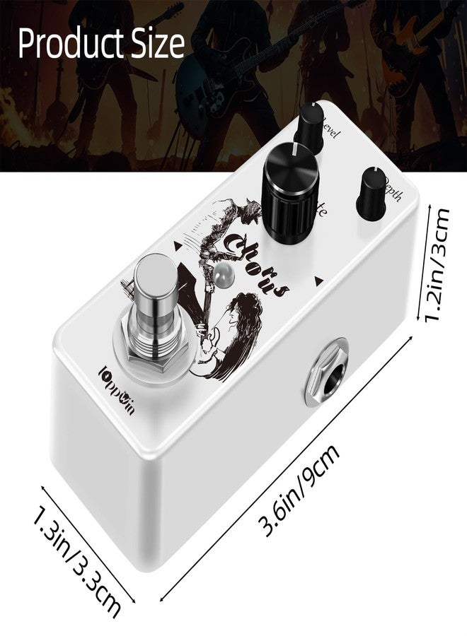 IOppWin Guitar Pedal, Analog Modulation Effects : Premium Chorus, Flanger & Phaser Pedals - Warm Vintage Tones & Modern Versatility (Chorus) - Image 2
