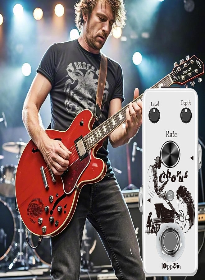 IOppWin Guitar Pedal, Analog Modulation Effects : Premium Chorus, Flanger & Phaser Pedals - Warm Vintage Tones & Modern Versatility (Chorus) - Image 4