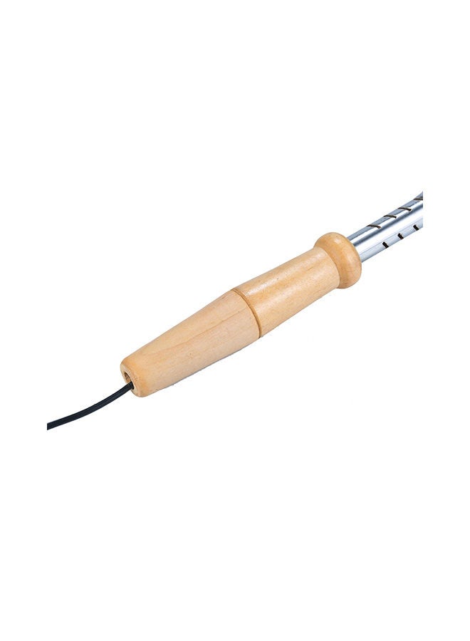 Electric Soldering Iron Flat Copper Head Welding Tool Silver/Beige - Image 3