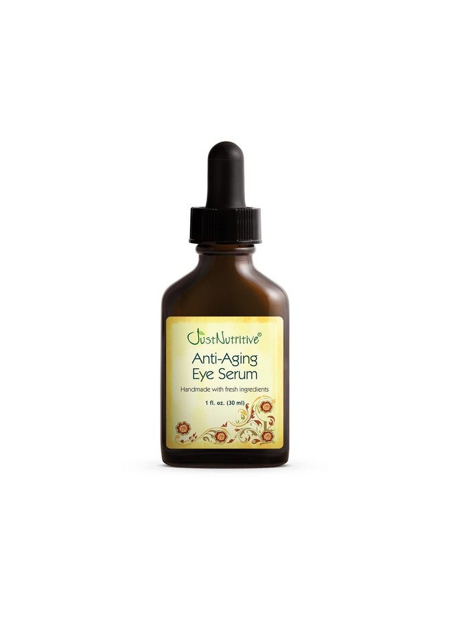 Just Nutritive Anti Aging Eye Serum Hydrating Eye Serum For Younger Complexion Rapid Wrinkle Repair Natural And Effective Eye Care Just Nutritive 1 Oz  - Image 1