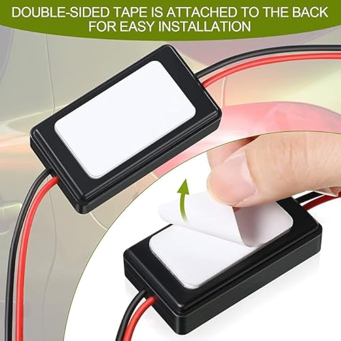 Khazna Brake Light Flasher Brake Light Strobe Tail Light Flash Strobe Controller Flasher Module For Led Brake Lamp Tail Stop Lamp 1230 V 2 Pieces - Image 5