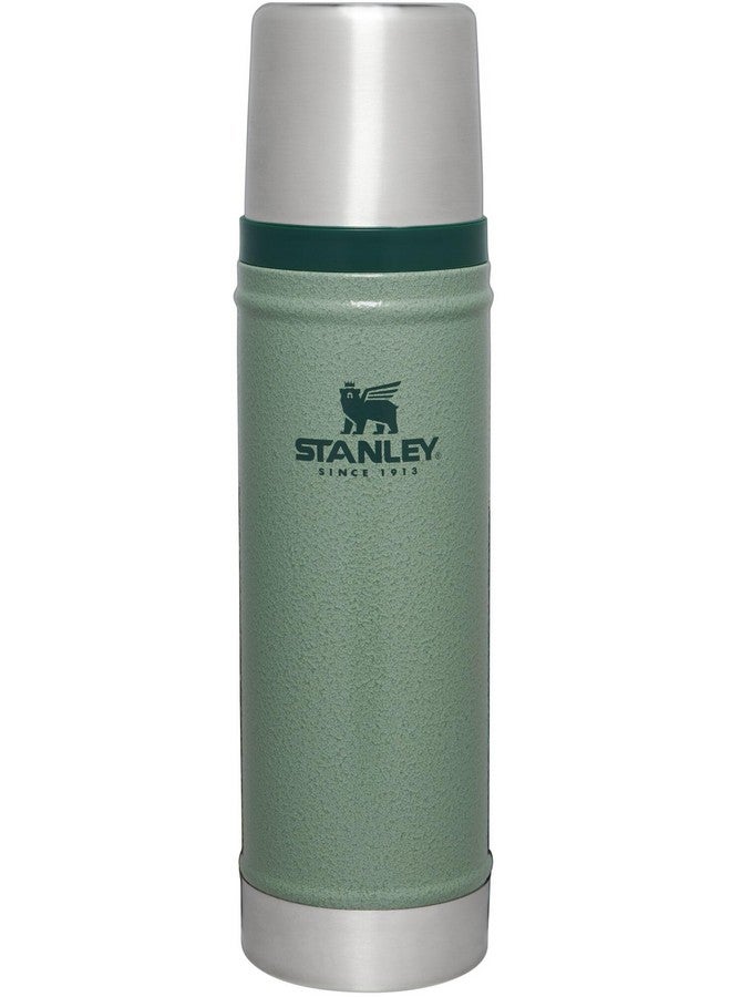 Stanley Stanley Classic Vacuum Insulated Wide Mouth Bottle - Hammertone Green - BPA-Free 18/8 Stainless Steel Thermos for Cold & Hot Beverages - 20 oz  - Image 1