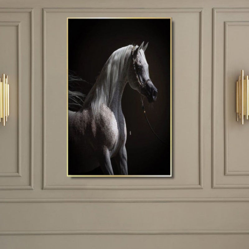 ماركتنا لوحة قماشية بتصميم مودرن مع برواز مجوف مقاس (40×60) قطعة واحدة - Image 1