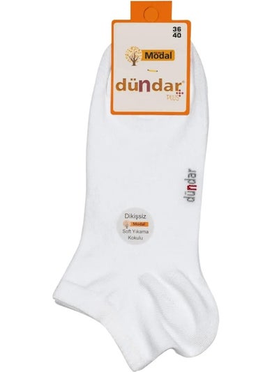 Dündar Women's Modal Plus Booties Socks Pastel Color 4506 - 6 Pieces 