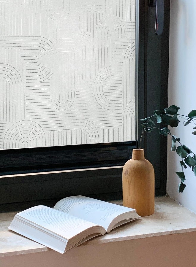 آرت سكيب آرتسكيب بورتو | غشاء نافذة زخرفي للخصوصية بنمط زجاجي مزخرف | غير لاصق ويوفر حماية من الأشعة فوق البنفسجية | سهل التركيب والإزالة | 24 × 36 بوصة | صنع في الولايات المتحدة الأمريكية - Image 2