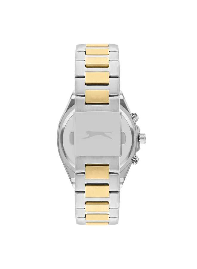 Slazenger SLAZENGER Men's Watch, Multi Function Display and Metal Strap - SL.9.2106.2.06, Two Tone