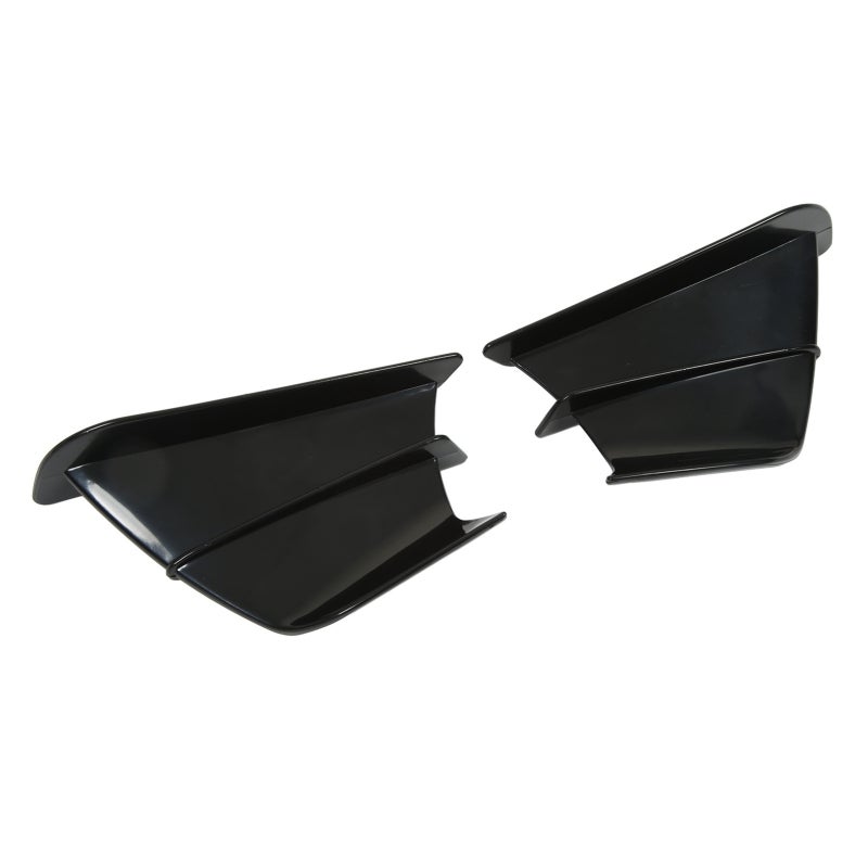 Motorcycle Winglet Glossy Black 3D Curved Surface Design Motorcycle Side Spoiler - Aerodynamic Downforce Increase Motorcycle Fairing Winglets for R1 R3 R25 NINJA400 Z900 CBR650 - Image 5