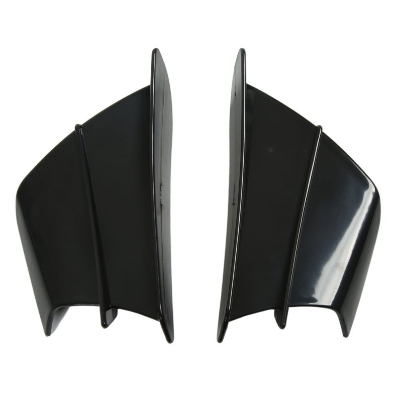Motorcycle Winglet Glossy Black 3D Curved Surface Design Motorcycle Side Spoiler - Aerodynamic Downforce Increase Motorcycle Fairing Winglets for R1 R3 R25 NINJA400 Z900 CBR650 - Image 3