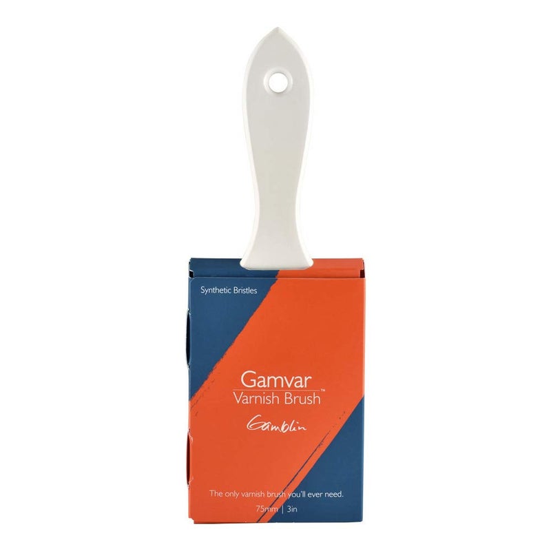 Gamblin Gamvar Varnish Brush 75mm GB01175 White