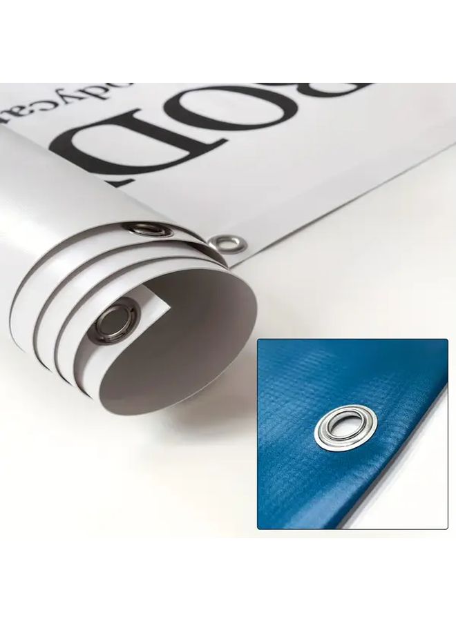 100pcs Heavy Duty Iron Grommets With Washers Zinc Plated Metal Eyelet Set For Banners Posters Fabric Leather And Belts - Image 4