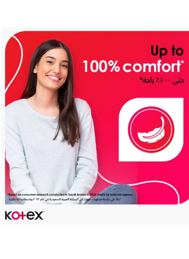 Maxi Protect Thick Pads, Super Size Sanitary Pads with Wings, 2 Sanitary Pads 100 Pieces