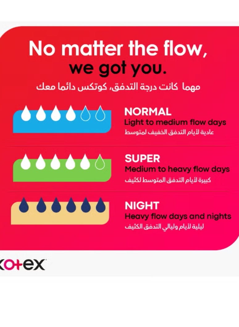Maxi Protect Thick Pads, Super Size Sanitary Pads with Wings, 2 Sanitary Pads 100 Pieces