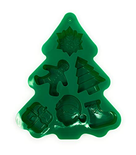 Coop & Hunt 3 Christmas Silicone Baking Molds for Making Holiday Chocolate Candy, Soap, Candles, Bath Bombs, Fondant, Cake & Ice Cubes - Image 2