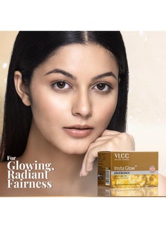VLCC VLCC Gold Facial Kit - Single Use | Salon Like Facial at Home in Just 6-Steps | Includes Cleanser, Scrub, Cream, Face Pack & Moisturizing Gels | 2.12 Oz/60g  - Image 5