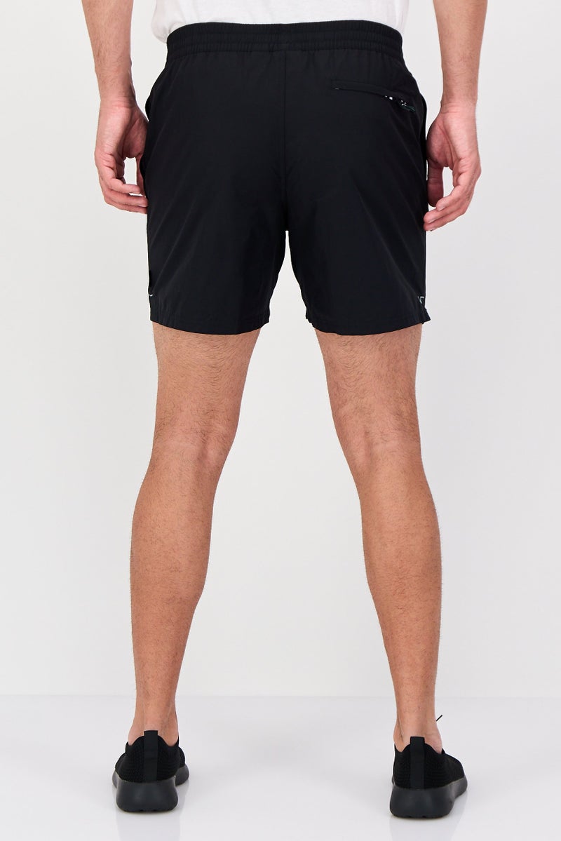 VANS Men Plain Basic Shorts, Black - Image 4