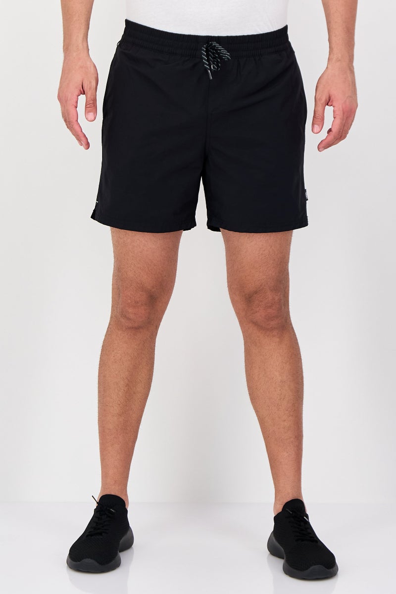 VANS Men Plain Basic Shorts, Black - Image 1
