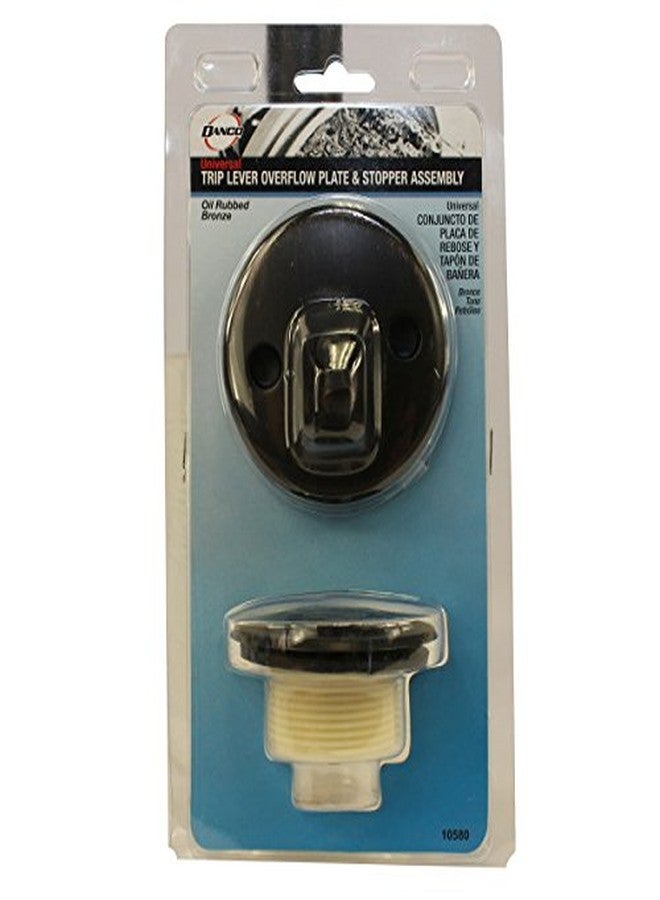 DANCO Trip Lever Tub and Bath Drain Trim Kit with Overflow Plate, Oil Rubbed Bronze, 1-Pack (10580) - Image 4