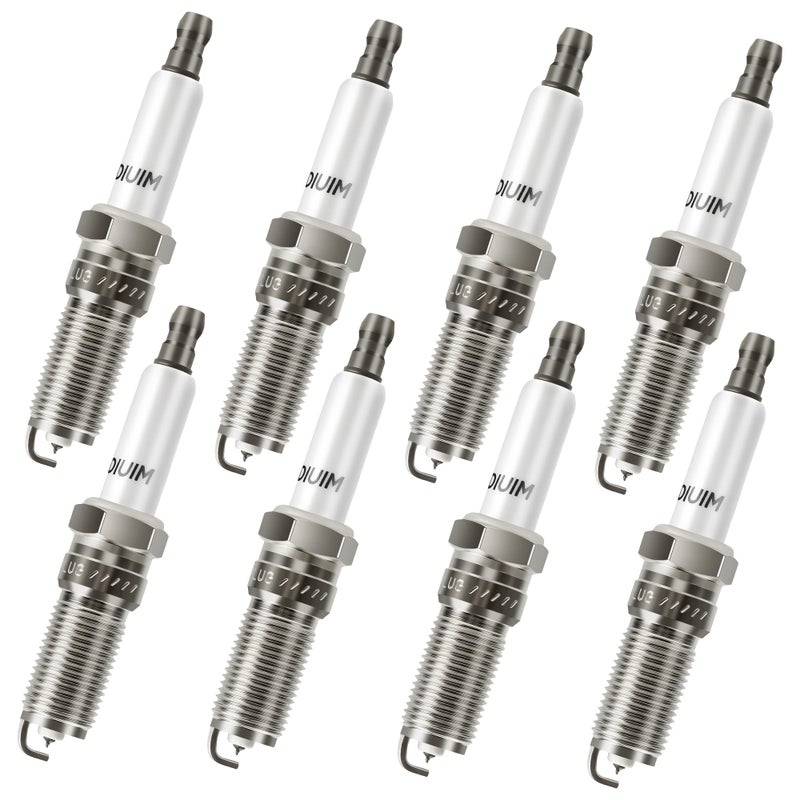 Iridium Spark Plugs 8 Pack 91418 Fits for 20142023 Chevy Silverado 1500 53 Tahoe Corvette Suburban GMC Sierra 1500 Yukon Yukon XL Cadillac Escalade ESV Replaces 12622441 41114 ILTR5E11