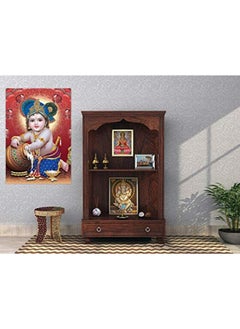 Paper Plane Design PAPER PLANE DESIGN Religious Baby Krishna Poster for Pregnant Women Bal Roop Kanha Kanhaiya (A3)  - Image 4