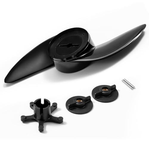Engree 2 Pack Motor Boat Propellers2Blades Electric Trolling Motor Outboard PropellerReplacement Propeller Kit T34 Electric Blade for Marine Boats Fishing Vessels 2 Blade Replacement Propeller - Image 3