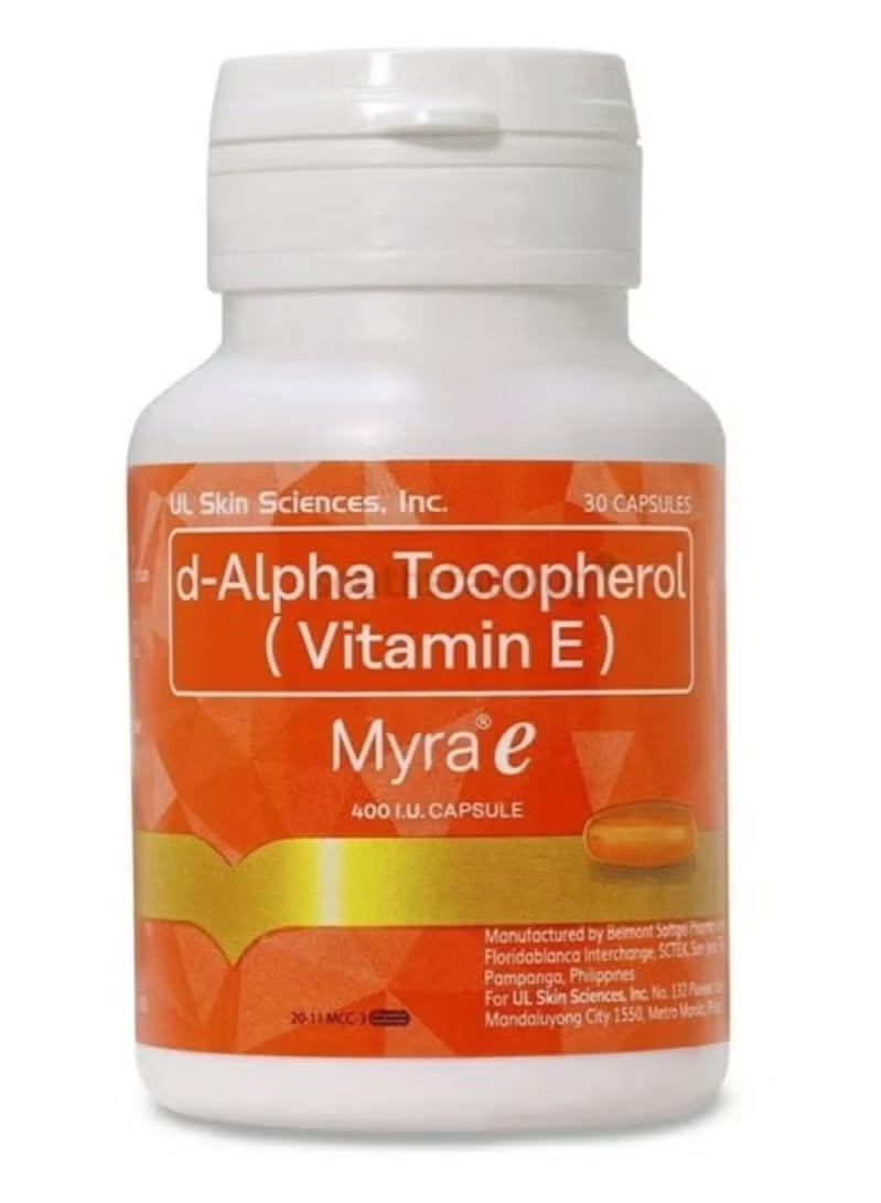 d-Alpha Tocopherol Vitamin E Myra e 400 I.U.30CAPSULE