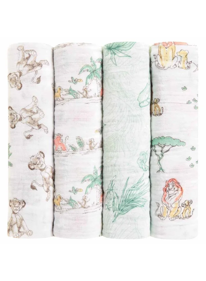 ايدن + أناي Classic 4Pack Disney Swaddles The Lion King