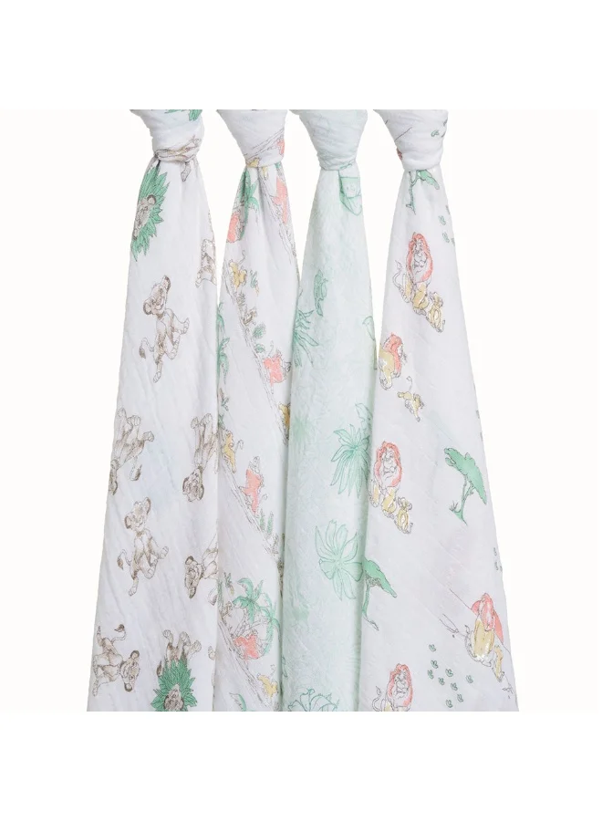 ايدن + أناي Classic 4Pack Disney Swaddles The Lion King