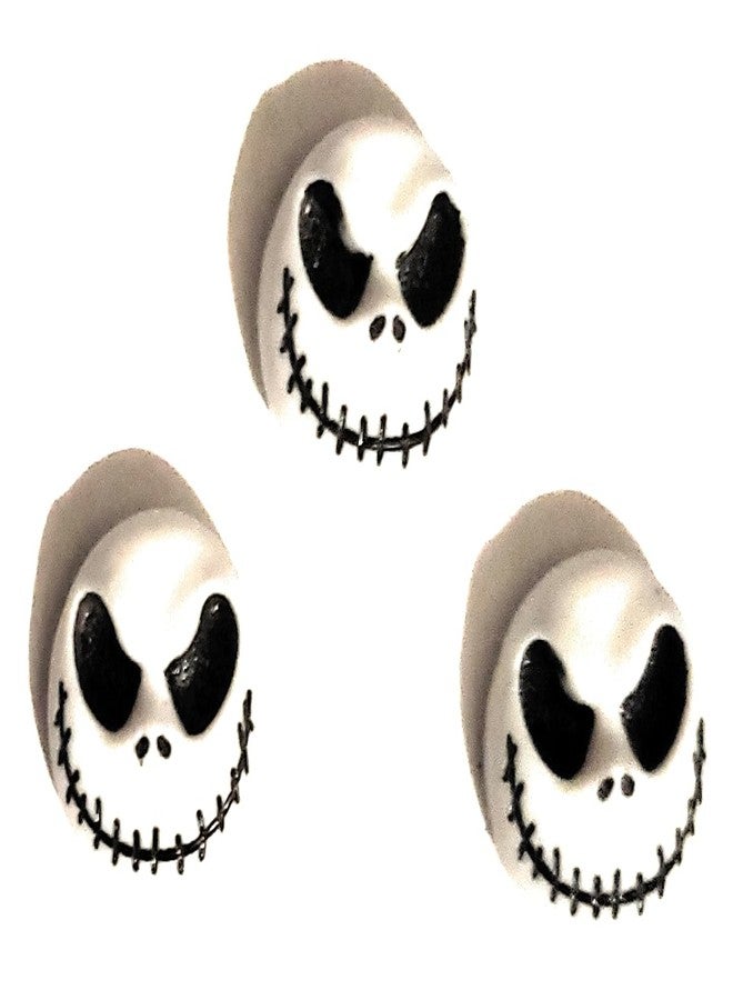 Dress It Up Disney's Nightmare Before Christmas Jack Skellington Buttons by Dress It Up Buttons and Embellishments - 3 Pieces - Jack Smirk - Image 1