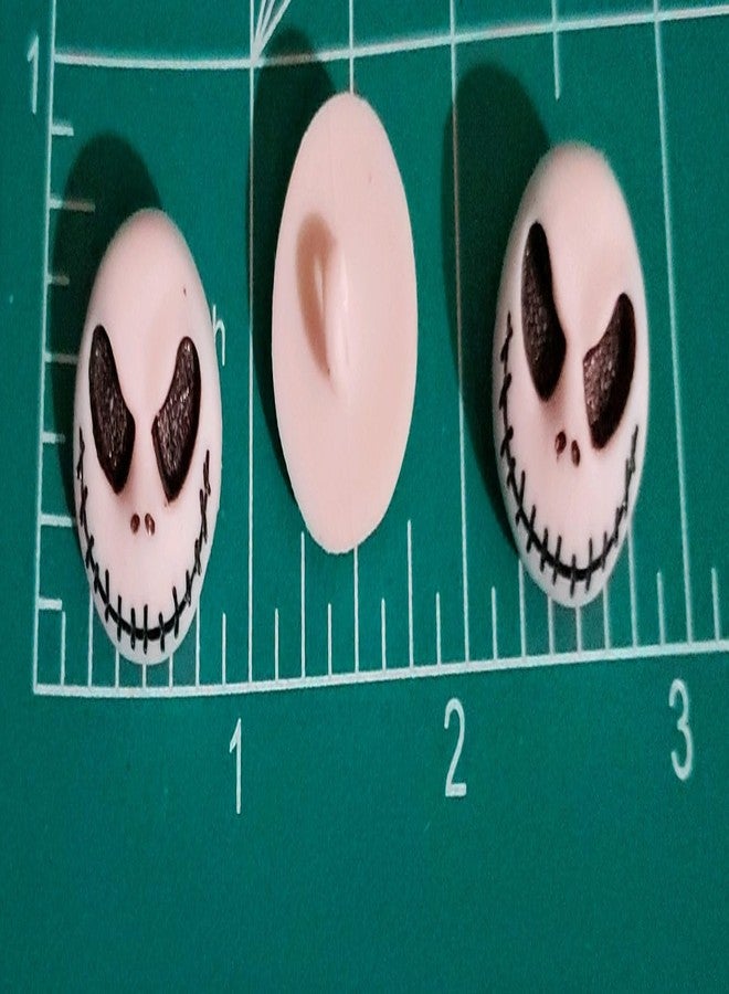 Dress It Up Disney's Nightmare Before Christmas Jack Skellington Buttons by Dress It Up Buttons and Embellishments - 3 Pieces - Jack Smirk - Image 4