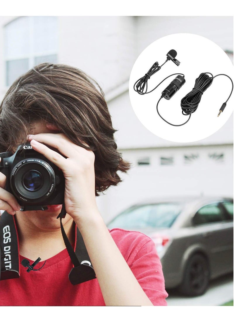 BOYA Lavalier Microphone Noise Cancelling Omnidirectional Mic with Monitoring Port for YouTube Tiktok Interview Broadcast Content Creation Model BY-M1 Pro - Image 3