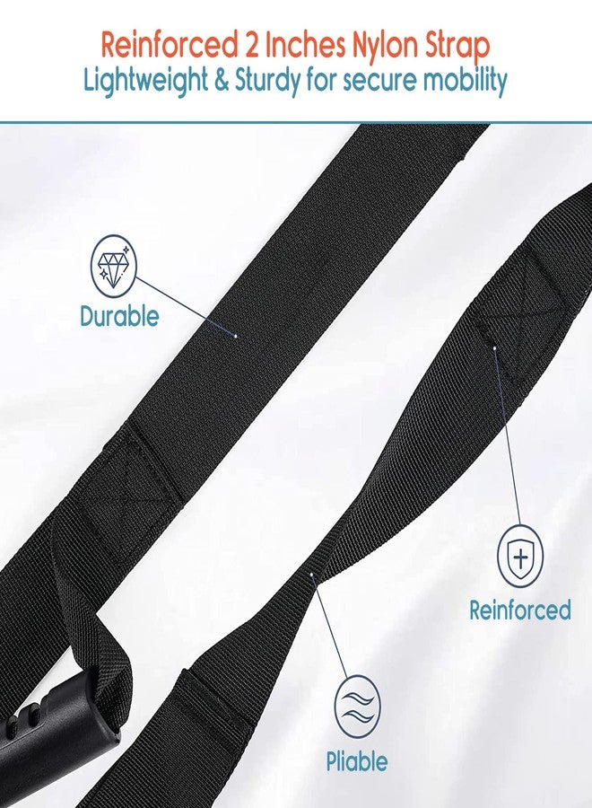 KosmoCare Leg Lifter Strap with Padded Handgrips & Soft foot pads | 35 Inches Long Leg Lifter | Easy to Use Leg Lift Assist & Riser for Getting in & Out of Beds, Cars, Wheelchairs| - Image 5