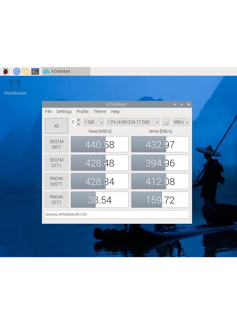 هاينكس قرص تخزين NVMe SSD بسعة 256 جيجابايت لراسبيري باي 5 – سريع وقوي بمواصفات PCIe Gen4 x4 - Image 3