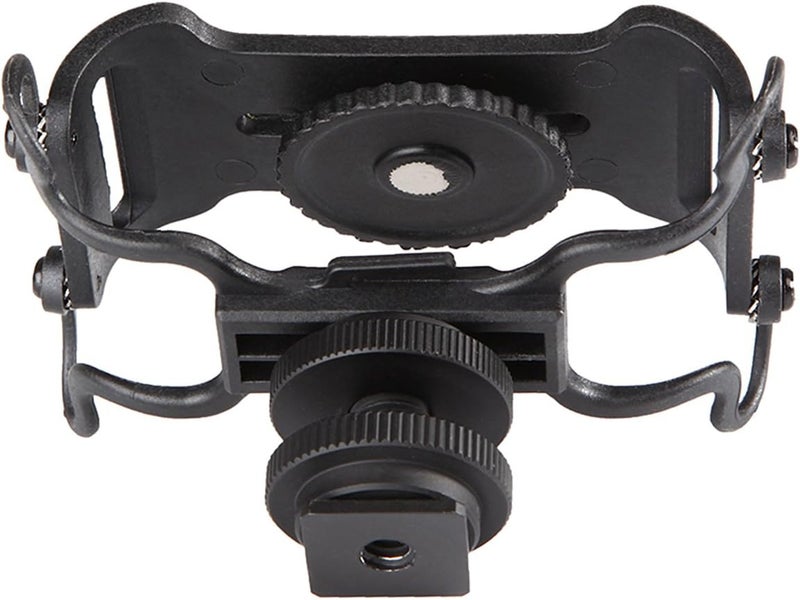 BOYA Shock Mount for Camera Recorder BOYA BYC10 Universal Microphone and Portable Recorder ShockMount  Fits The Zoom H4n H5 H6 Tascam DR40 DR05 DR07 with 14 Mounting Screw Vlog Blog Video - Image 4