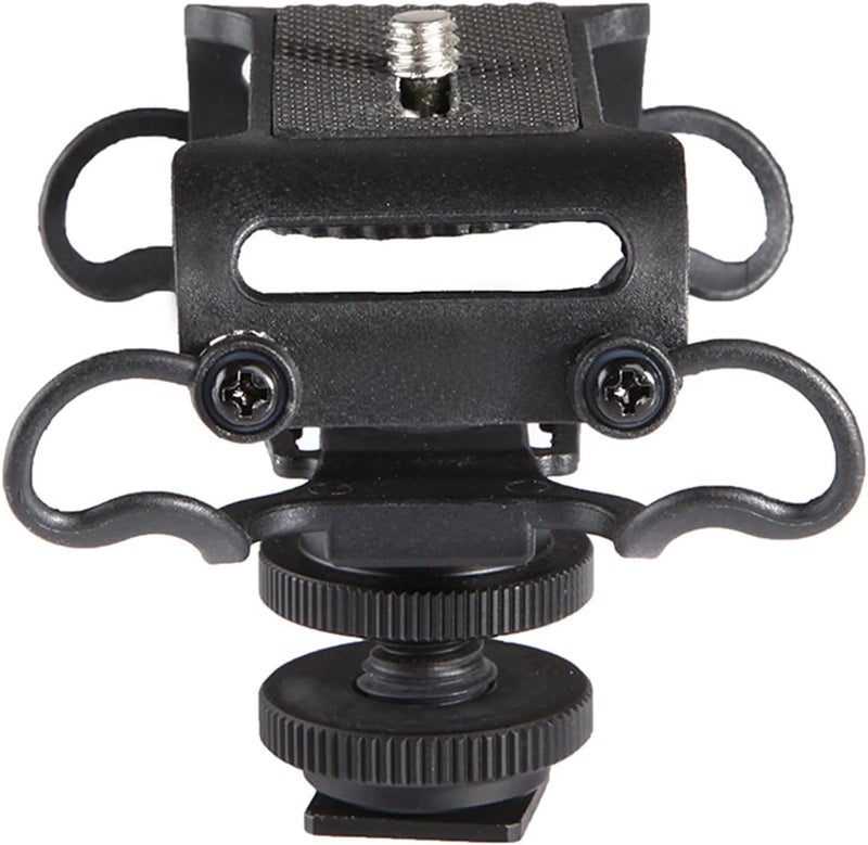 BOYA Shock Mount for Camera Recorder BOYA BYC10 Universal Microphone and Portable Recorder ShockMount  Fits The Zoom H4n H5 H6 Tascam DR40 DR05 DR07 with 14 Mounting Screw Vlog Blog Video - Image 5