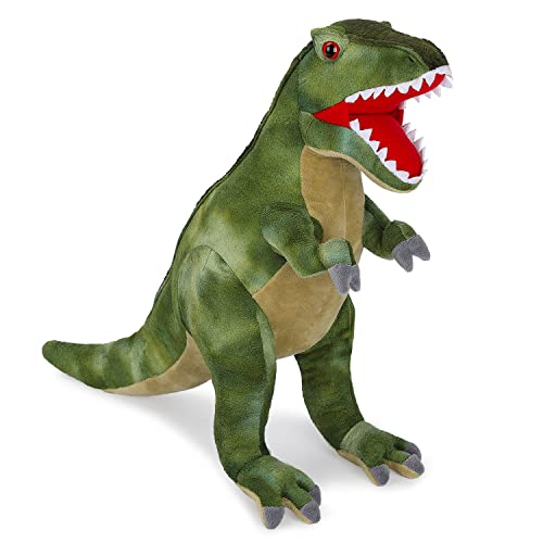 AULUDA Tyrannosaurus Rex Plush Toy 18 Dinosaur Stuffed Animal Throw Plushie Pillow Doll Soft Blue Fluffy Friend Hugging Cushion  Present for Every Age  Occasion - Image 1