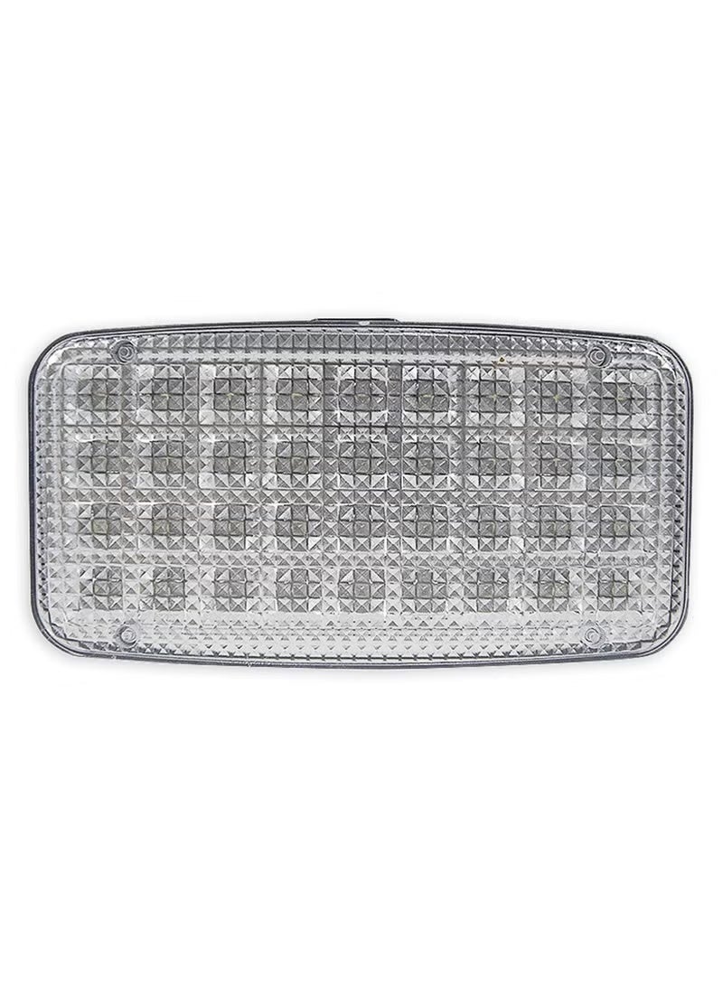 3XR Car Interior Dome Light 36 LED – 12V Universal Roof Ceiling Lamp with Switch, Iron Sheet Mount, ON/OFF/DOOR Control, White Bright Light for Van, SUV, Truck, RV, Caravan, Auto Accessories 3756 - Image 1