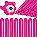 KAWKALSH 260 Hot Pink Long Balloons for Balloon Garland Thickening Skinny Latex Twisting Animals Modeling Christmas Birthday Wedding Party Festival Decorations 100pcs - Image 2