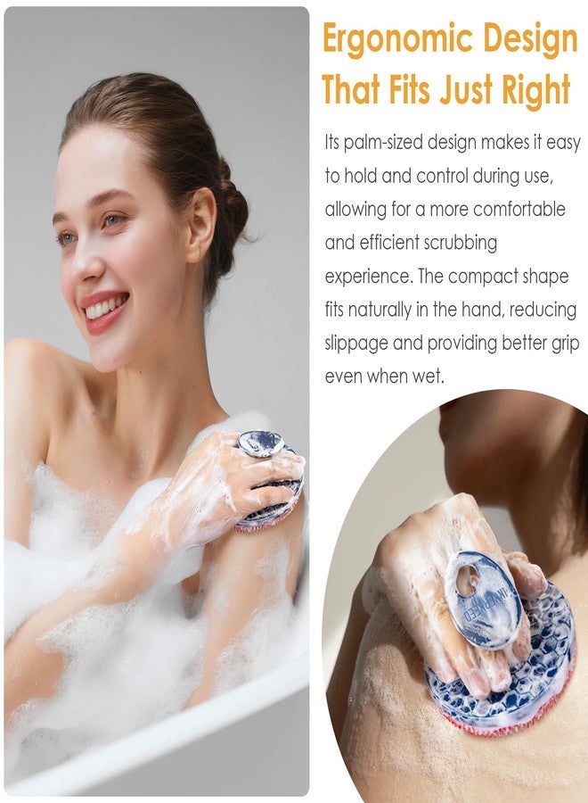 INNERNEED Magnetic Silicone Body Scrubber for Shower - Soft, Hygienic Exfoliating Body Brush with Magnetic Core for Daily Cleansing, Circulation & Skin Vitality - Image 4