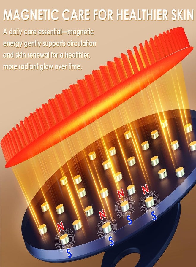 INNERNEED Magnetic Silicone Body Scrubber for Shower - Soft, Hygienic Exfoliating Body Brush with Magnetic Core for Daily Cleansing, Circulation & Skin Vitality - Image 3