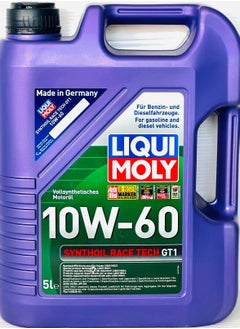 LIQUI MOLY 10W60 Synthoil Race Tech GT1 Engine Oil 5Ltr  - Image 1