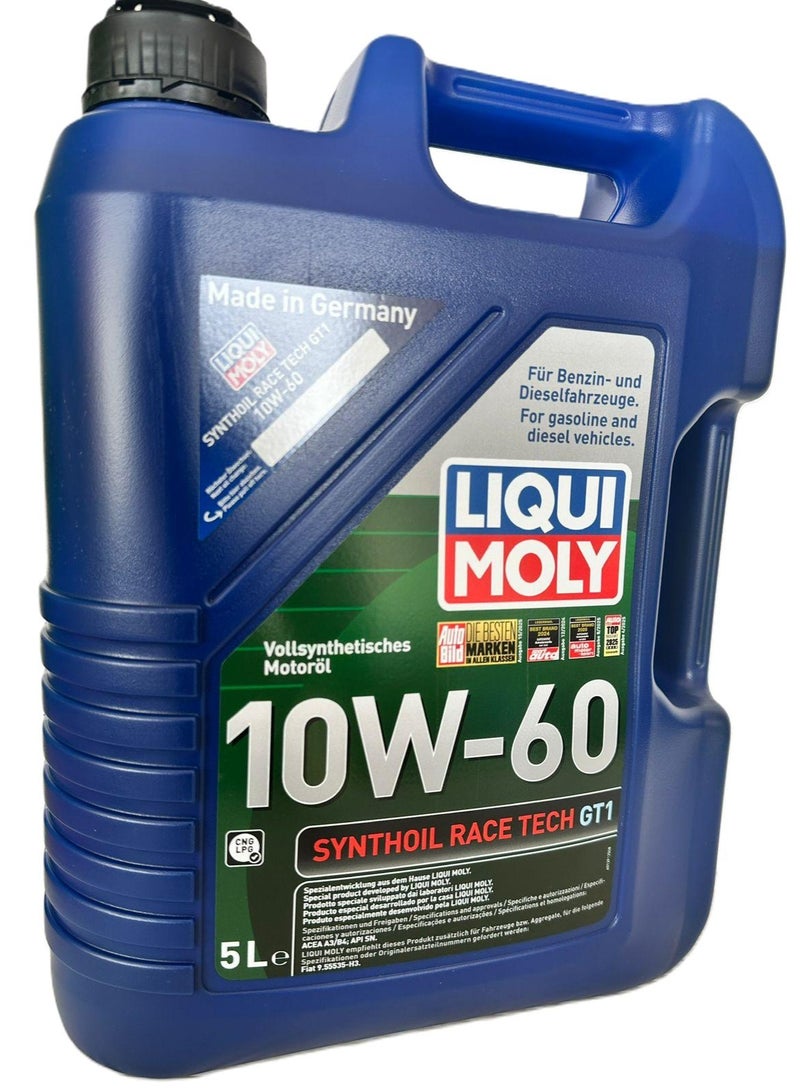 ليكوي مولي زيت محرك 10W60 Synthoil Race Tech GT1 سعة 5 لتر - Image 3