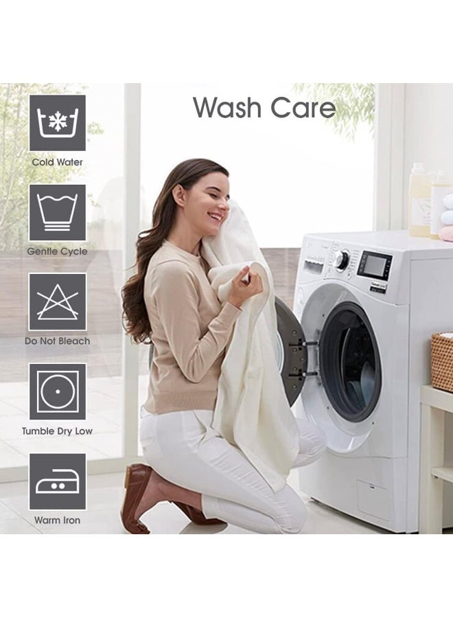 Cadrica King Size Bed Sheet Set - Premium Soft Cotton with Elegant Floral Design | Includes 1 King Fitted Sheet (180x200 cm) & 2 Pillowcases (50x75 cm) - Image 4