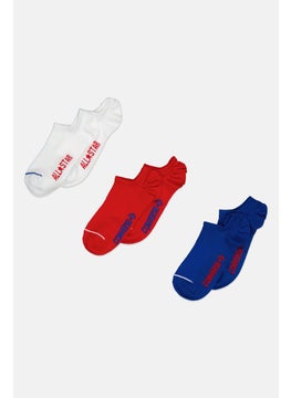 Kids Boy 3 Pairs Brand Logo No Show Socks, Blue - pzsku/Z3CB085C2D68FEA0BCF17Z/45/_/1737642079/4f266a3b-e357-4848-b8dd-082ca800a038