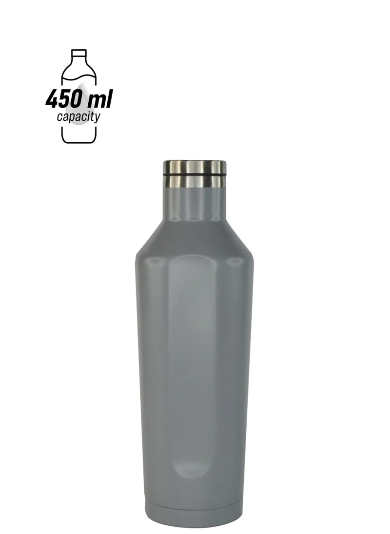 Hans Larsen GALATI - Hans Larsen Double Wall Stainless Steel Water Bottle - Grey
