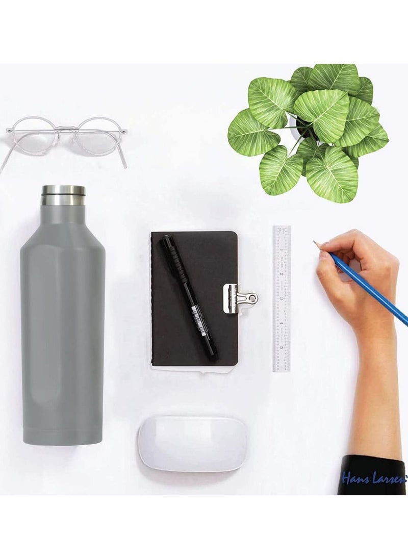 Hans Larsen GALATI - Hans Larsen Double Wall Stainless Steel Water Bottle - Grey  - Image 4