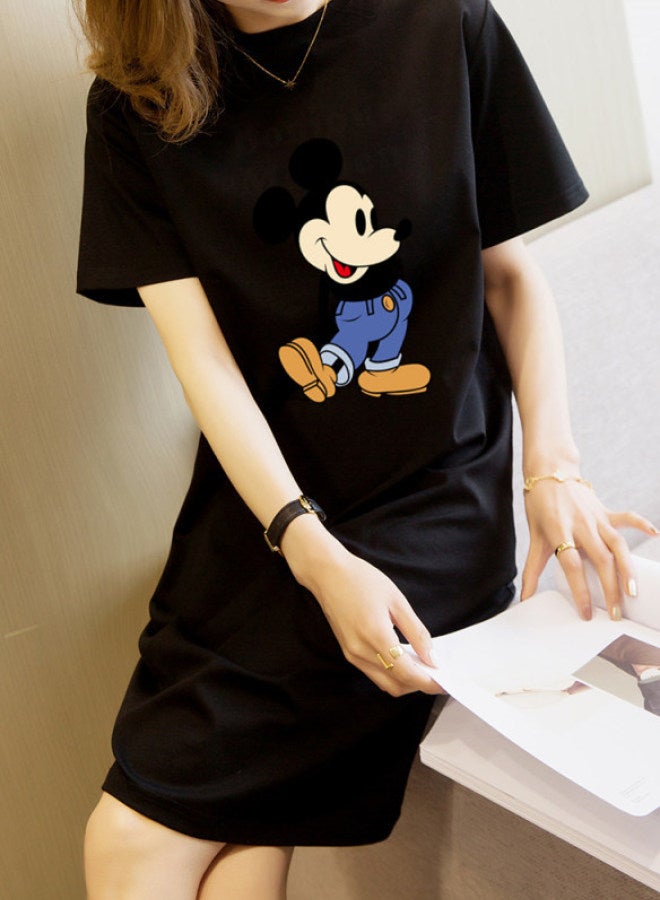 Yailla Summer Loose Tshirt Dress