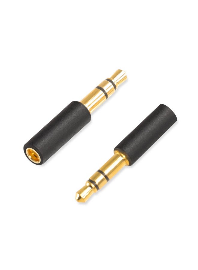 okcsc Mmcx Adapter Female To 3.5Mm Male Work For Mmcx Cable To Connected With Denon Ahd9200 Ahd7200 Ahd7100 Ahd5200 Ahd600 Headsets Black - Image 2