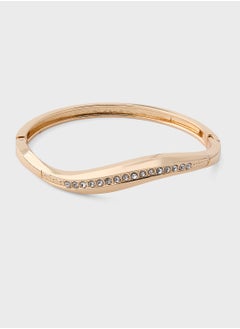 Ella Limited Edition Diamante Twisted Bangle  - Image 1