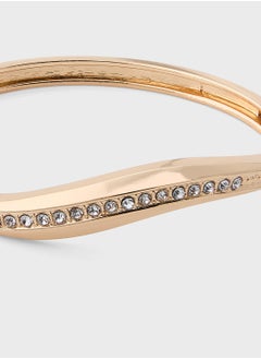 Ella Limited Edition Diamante Twisted Bangle  - Image 2