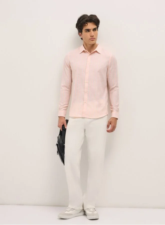 THE BEAR HOUSE Men's Shirt for Casual and Formal Wear | Classic Button-Down Style for Office, Daily Use, Travel, Events & All-Season Outfits | Versatile & Stylish Wardrobe Essential for Every Occasion